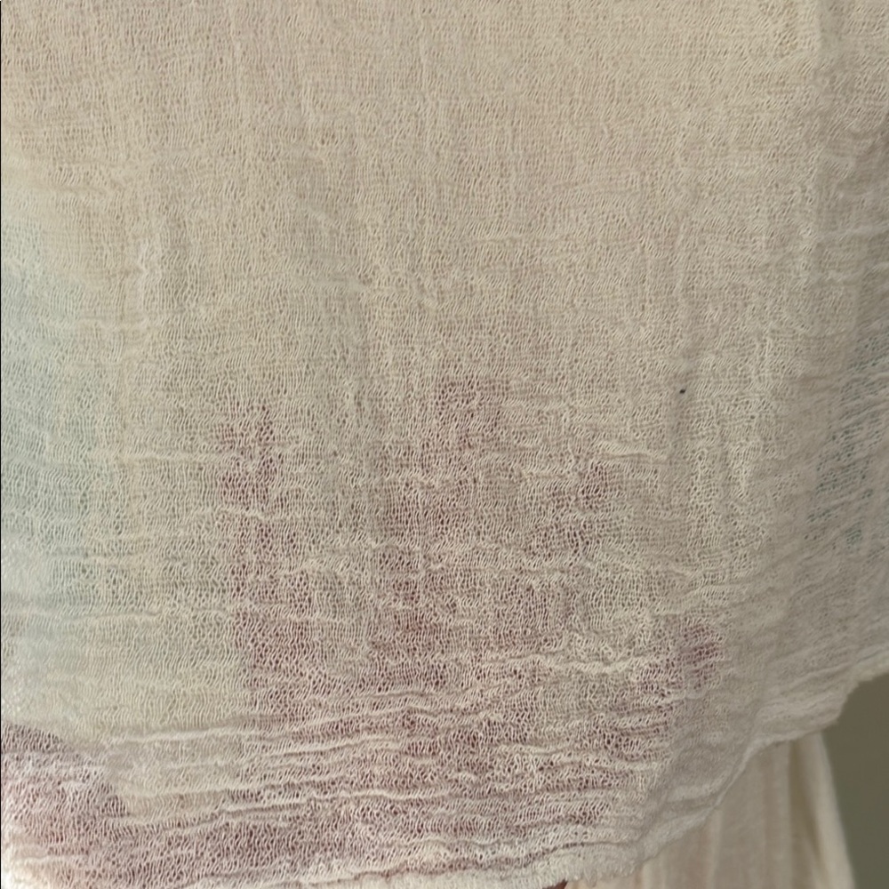 Htf Jen’s Pirate Booty cotton gauze tie dye mini tunic dress S - Picture 3 of 9